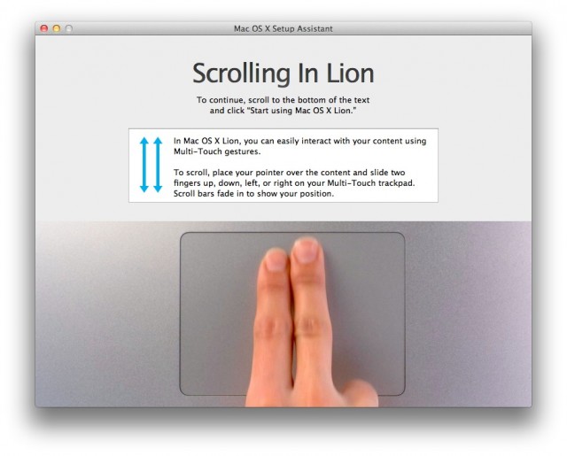Lion multitouch introduction